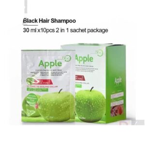 Apple Ammonia Free Black Hair Cream?| 30ml x 10 pcs in Box - Image 4