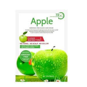 Apple Ammonia Free Black Hair Cream?| 30ml x 10 pcs in Box - Image 3