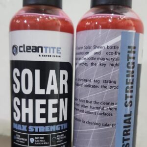 Solar Sheen ? Premium 200ml Solar Panel Cleaner | High-Performance, Streak-Free Cleaning Solution for Dust, Dirt, and Residue Removal - Image 1