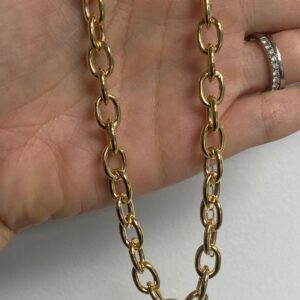 Men?s Necklace Gold Chain Urban Fashion Gold Plated Chain - Image 3