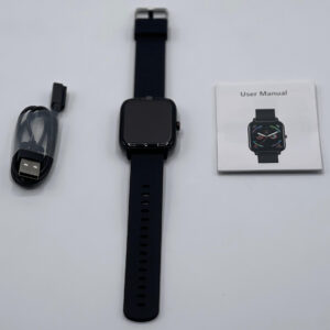 H20 Smartwatch Made in Dubai ? Waterproof Fitness Tracker with Heart Rate Monitor, Blood Pressure, Sleep Tracking, Step Counter, Touchscreen Sports Watch for Men and Women - Black Color - Image 4