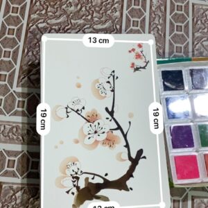 Finger Paintings for Kids | Children's Books |  Art Painting Supplies Gift,30 Sheets 12 Assorted Colors - Image 1