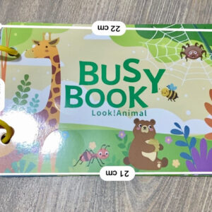 Montessori Baby Busy book My First Quiet Book Paste Early Learning Education Toy Children Toy Matching Game for Babies 2 , 3 Years (random book) - Image 2