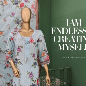 ? VIVARI  ? 3 Piece  Luxury Lawn Digital Printed Chickenkari Lawn Shirt/ Luxury Digital Printed  Pure Lawn/Unstitched Suit New Collection For Womens - Image 1