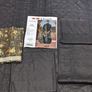 ? KHAADI ? 3 Piece Khaadi chicken Kari Unstitched Suit new Collection for womens - Image 1