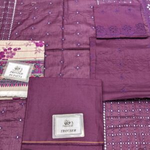 ? KHAADI ? 3 Piece Khaadi chicken Kari Unstitched Suit new Collection for womens - Image 1