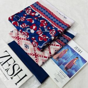 ? ZESH ? 3 PieceUnstitched Suit ZESH SUMMAER LAWN COLLECTION 2025 - Image 1