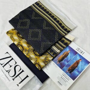 ? ZESH   ? 3 PieceUnstitched Suit ZESH SUMMAER LAWN COLLECTION 2025 - Image 1
