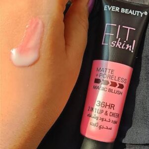 EIT SKIN Magic Blush - Matte + Poreless (2-in-1 Lip & Cheek Tint) Lasting 36 Hours 35ml - Image 5