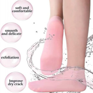01 Pair Silicone Jelly Socks Gel Moisturizing Socks Foot Care Protector - Image 3