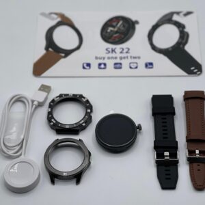 SK 22 Smartwatch With 2 Watch Body And 2 Stripes AMOLED Display | Smart Watch For Men & Boys | Digital Watches | Smart Watch - Image 5