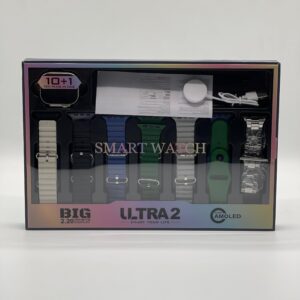 Smartwatch With 10 Stripes | Big 2.20 Ultra 2 Smart Watch - Best Quality Smart Watch with 10 Multiple Straps - Smart Watch - Digital Watch - Image 1