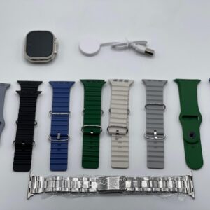 Smartwatch With 10 Stripes | Big 2.20 Ultra 2 Smart Watch - Best Quality Smart Watch with 10 Multiple Straps - Smart Watch - Digital Watch - Image 3