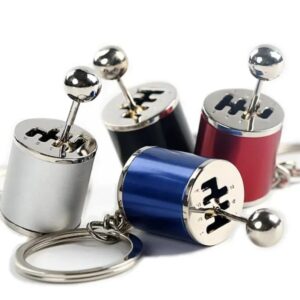 Car Gearbox Manual Transmission Lever Keychain ? Metal Pendant Keyring | Key-Chain For Bikes & Cars - Random Color - Image 3