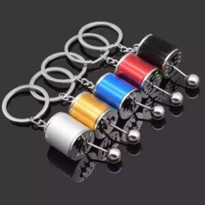 Car Gearbox Manual Transmission Lever Keychain ? Metal Pendant Keyring | Key-Chain For Bikes & Cars - Random Color - Image 4