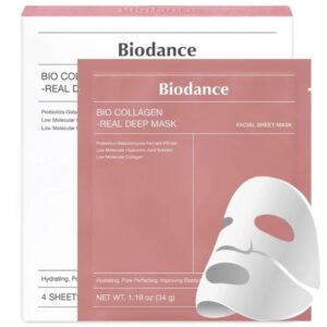 01 Pc Bio-Collagen Real Deep Mask, Hydrating Over Night, Facial Sheet Mask, Pore Minimising, Firming, Collagen Mask, Hydrating Overnight Skin Care Mask - 34gram - Image 5