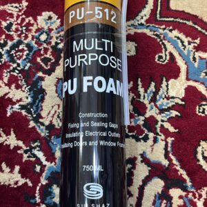 Mubah PU Foam Spray 750ml ? Multipurpose Expanding Foam for Gaps, Joints, and Crack Filling | PU 512 High-Performance Sealant - Image 1