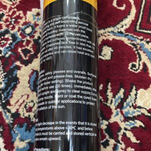Mubah PU Foam Spray 750ml ? Multipurpose Expanding Foam for Gaps, Joints, and Crack Filling | PU 512 High-Performance Sealant - Image 2