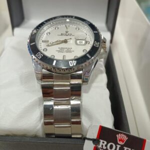 Rolex Men's Formal Quartz Wrist Watch with Stainless Steel Strap ( With Random Box ) - Image 1