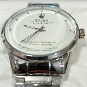 Rolex Men?s Formal Quartz Wrist Watch With Stainless Steel Chain | Best Quality Rolex Watch For Men's - Men's Watches - Wrist Watch For Men - With Random Box - Image 4