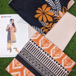 alkaram Lawn | Unstitched Collection 3 Pieces Casual Wear| Summer collection 2025 Collection Vol 1?? - Image 1
