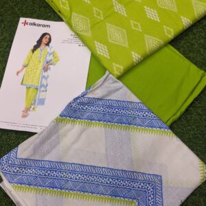 alkaram Lawn | Unstitched Collection 3 Pieces Casual Wear| Summer collection 2025 Collection Vol 1?? - Image 1