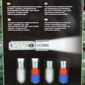 Coba Mini LED Torch Light - Coba CB 1658 ? Super Bright Handheld Tactical Light? | Multiple Modes | Zoom-able Electric Flashlight for Camping, Hiking & Cycling ( Random Color ) - Image 2