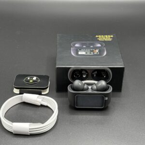 A9 Pro Digital Display Case Airpods / ANC/ENC Touch Screen Wireless Earbuds | A9 Pro Airpods - Image 2