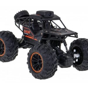 Crawler Cross Country Car With Camera | Remote Control Car With Camera WiFi 720P HD FPV Camera, 2.4Ghz 1:18 Scale Off-Road Remote Control Rechargeable Monster Truck Toys for Boys - Color Black | Toys For Kids | Remote Control Car | RC Car | - Image 3