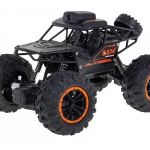 Crawler Cross Country Car With Camera | Remote Control Car With Camera WiFi 720P HD FPV Camera, 2.4Ghz 1:18 Scale Off-Road Remote Control Rechargeable Monster Truck Toys for Boys - Color Black | Toys For Kids | Remote Control Car | RC Car | - Image 2