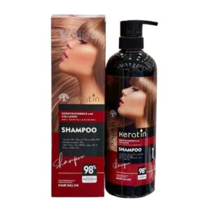 Wellice Hair Salon Keratin Essence and Collagen Shampoo - 800g - Image 3