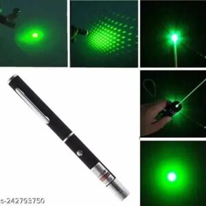 Green Multipurpose Laser Pointer Pen with Adjustable Antenna Cap for Pattern Projection and Presentations ? Green Beam Light - Image 2