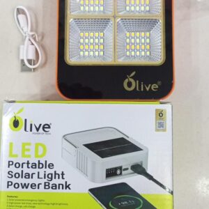 Outdoor Portable LED Solar Floodlight ? Rechargeable 500W Spotlight Lantern for Camping, Emergency & Search Lighting - Image 1