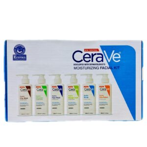 CeraVe Moisturizing Facial Kit ? 6-Step Hydra Skincare Set for Face & Body | Includes Cleanser, Moisturizer, Exfoliator & More | Dermatologist-Developed - Image 4
