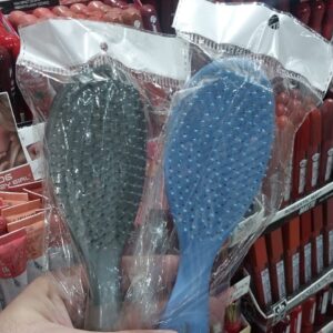 01 PCs - Anti-Tangle Scalp Massager Hair Brush ? Soft Bristle Detangling Brush for Wet & Dry Hair (Random Color) - Image 5