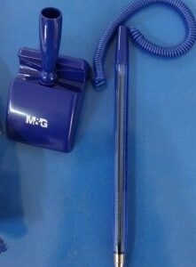 Counter Pen Size 0.7mm with Stand Holder | Counter Blue Pen - Image 2