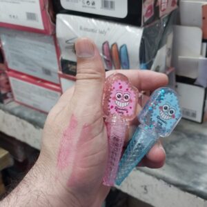 Cute Pack Lip Gloss ? Romantic Lady Clear Pink Gloss with Sparkle - Image 4