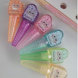 Cute Pack Lip Gloss ? Romantic Lady Clear Pink Gloss with Sparkle - Image 3