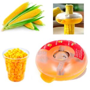 One-Step Corn Cutter & Kerneler ? Easy Corn Remover with Built-In Collection Bowl - Image 4