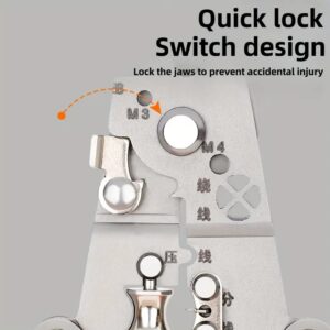 Foldable 8-in-1 Wire Stripping & Cutting Multi-Tool - Image 4