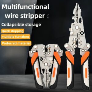 Foldable 8-in-1 Wire Stripping & Cutting Multi-Tool - Image 3