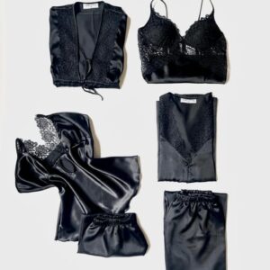 6 Pcs Women's Nighty Set ? Comfortable Sleepwear & Lounge wear Collection - Image 4