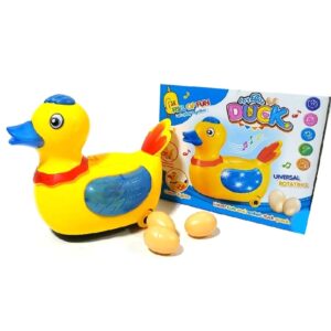 Musical Electric Lay Eggs Duck Toys For Kids and Boys - Battery Operated With Light and Music Sound Toy Vehicles car - Image 2