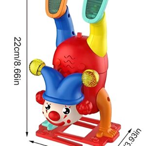Electric Upside-Down Dancing Clown Toy with Music & Flashing Lights ? Battery Operated, Multicolor, Fun Interactive Gift for Kids Above 3 Years (Random Color) - Image 5
