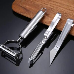 1 Set Stainless Steel Peeler & Slicer ? Multi-Function Vegetable & Fruit Grater Tool - Image 4