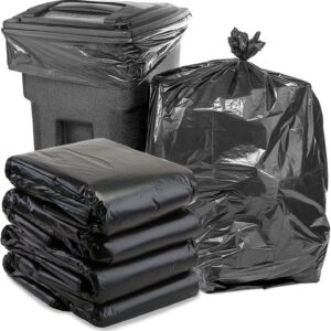 Black Garbage Bags Roll ? Leak Proof, Heavy Duty Disposable Trash Bags for Dustbin, Diapers, Waste & Storage, Portable Plastic Bin Bags - Image 3