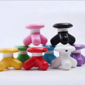 Mini Electric Body Massager for Neck Back Shoulder | USB Powered Vibration Massager Machine for Pain Relief & Muscle Relaxation | Portable Handheld Therapy Tool for Men Women | Lightweight Travel-Friendly Massage Device (Random Color) - Image 4