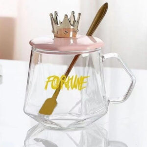 Golden Crown Sugar Pot with Lid & Spoon ? Elegant Storage Jar for Sugar, Tea, Coffee & Spices - Image 2