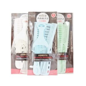 Aimeisi Multifunctional Hair Comb Set ? 6 Pcs Durable Styling Combs for Medium to Long Hair - Image 4