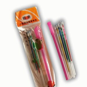 Glitter Gel Pen Refills Set ? 5 Multi-Colored Metallic Ink Refills for Smooth Writing & Creative Art - Image 1